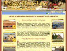 Tablet Screenshot of morocco-nomad-safari.com